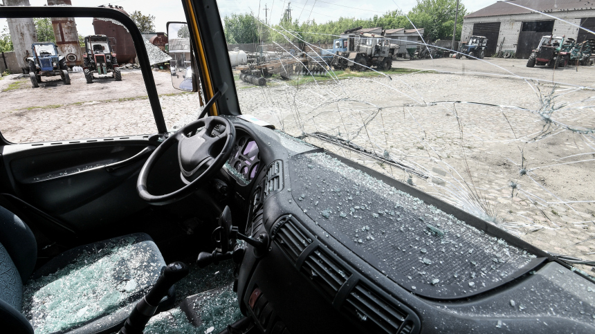 Украинские боевики атаковали Васильевку в Запорожской области