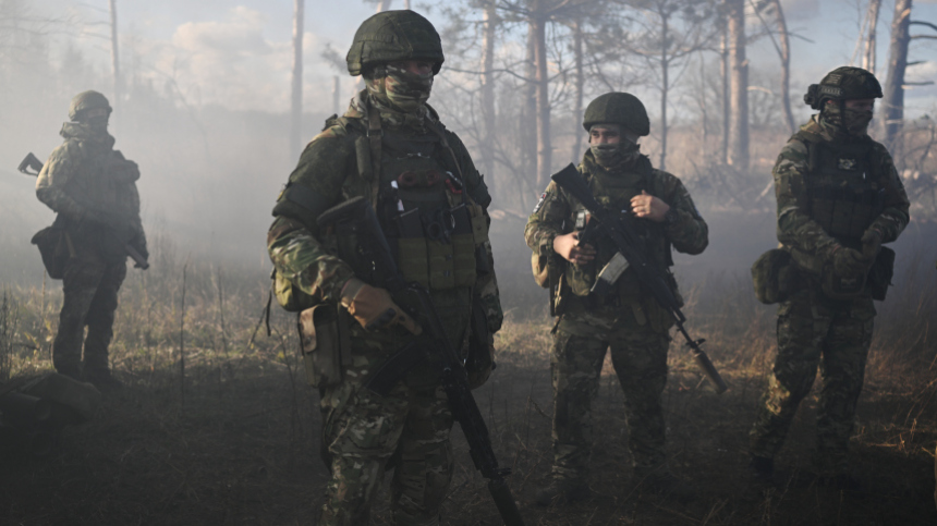 Российские бойцы освободили Уманское в ДНР