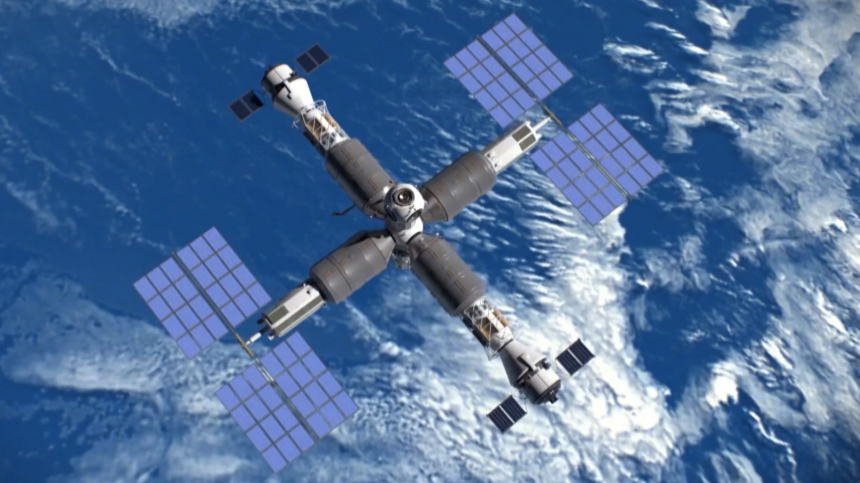 Космические планы: названы сроки запуска российской орбитальной станции