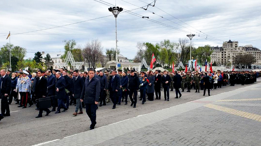 В Тирасполе состоялось перезахоронение останков неизвестного солдата