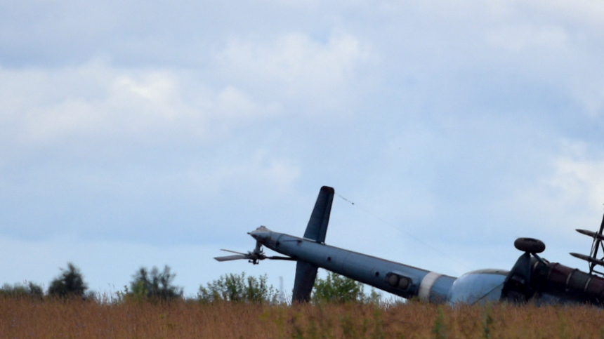 Вертолет Ми-8 потерпел крушение в Орловской области