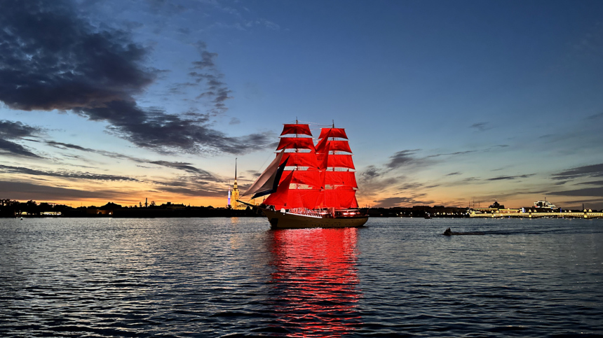 Невероятное событие: в Петербурге прошла репетиция праздника выпускников Алые паруса  2025