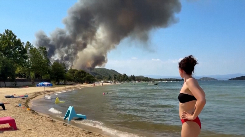 Лесные пожары охватили Испанию