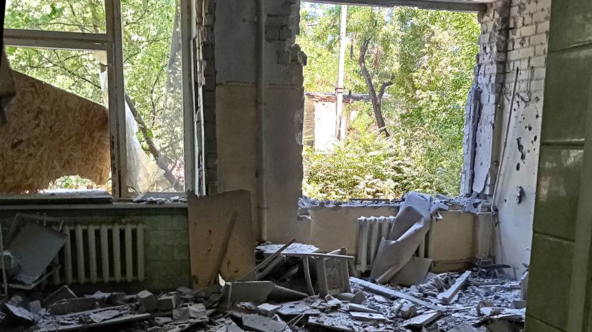 В Новой Каховке ВСУ обстреляли больницу