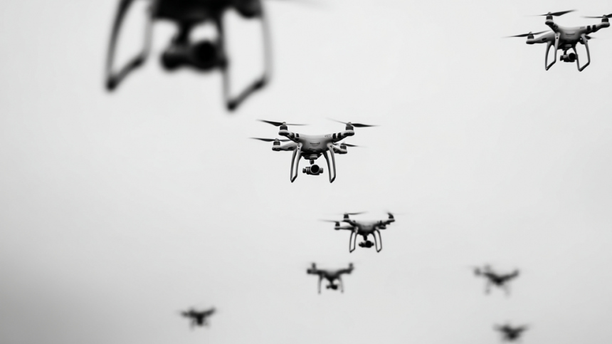 Рой беспилотников: в немецком МВД сообщили о росте угроз на севере страны