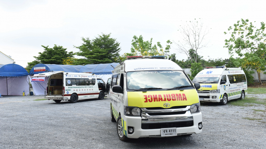 В Таиланде 39 человек пострадали при опрокидывании автобуса