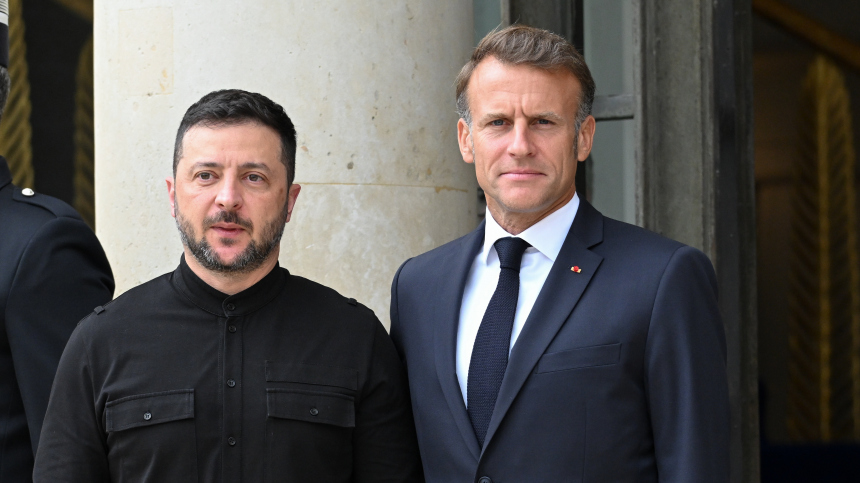 На чьи деньги французы возмущены встречей Зеленского и Макрона