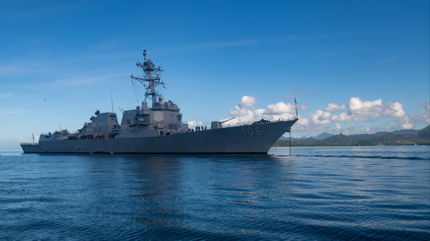 Американские военные развернули танкер у берегов Венесуэлы