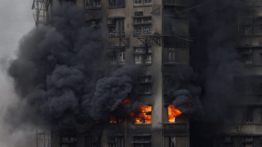 Путин направил соболезнования Си Цзиньпину из-за пожара в Гонконге