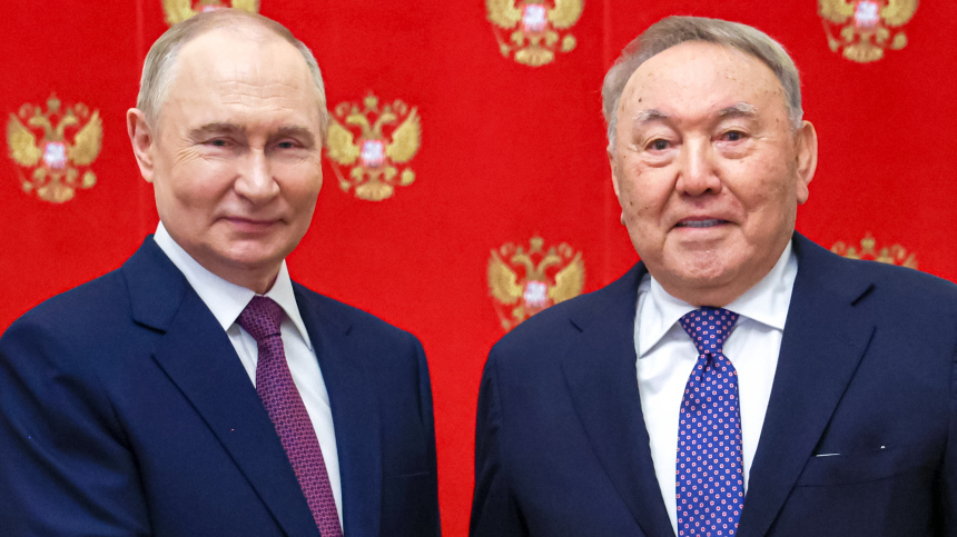 Владимир Путин встретился в Кремле с Нурсултаном Назарбаевым