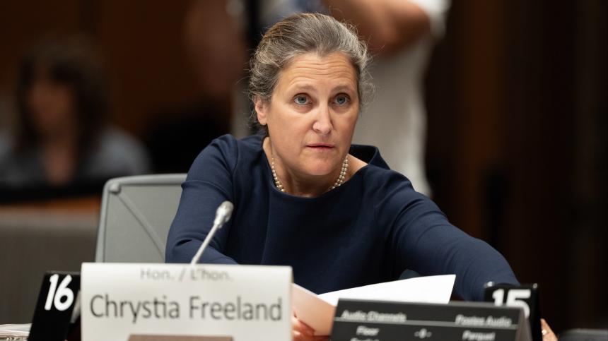 Зеленский назначил экс-главу МИД Канады Фриланд внештатным советником