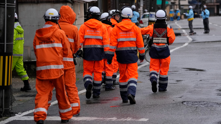В Японии в результате землетрясения пострадали шесть человек