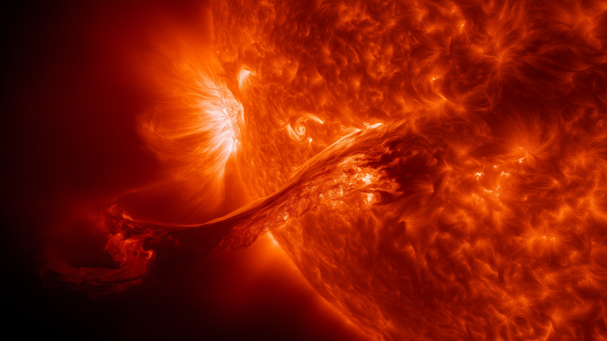 Скрытая угроза На Солнце произошел крупный взрыв