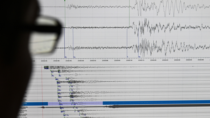 На Камчатке зафиксировано землетрясение магнитудой 5,8