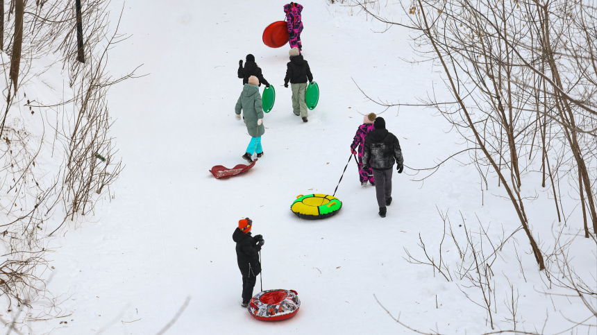 В России растет число пострадавших после катания на ватрушках