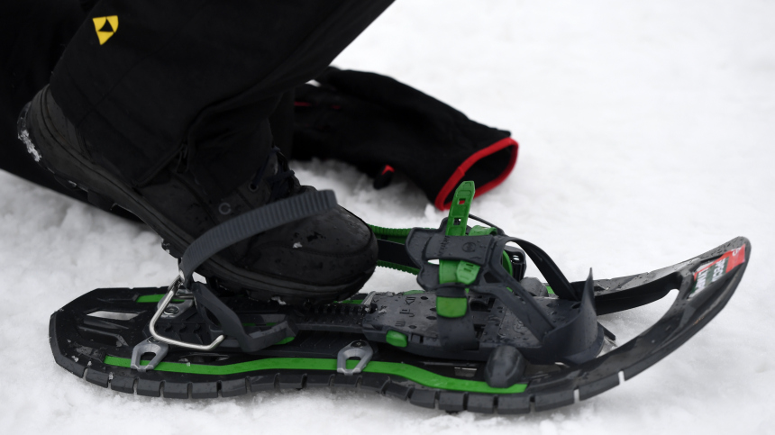 Туристы из Германии пересекли границу России со стороны Финляндии на снегоступах