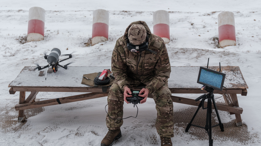 Уничтожен пункт управления дронами боевиков ВСУ. Лучшее видео из зоны СВО