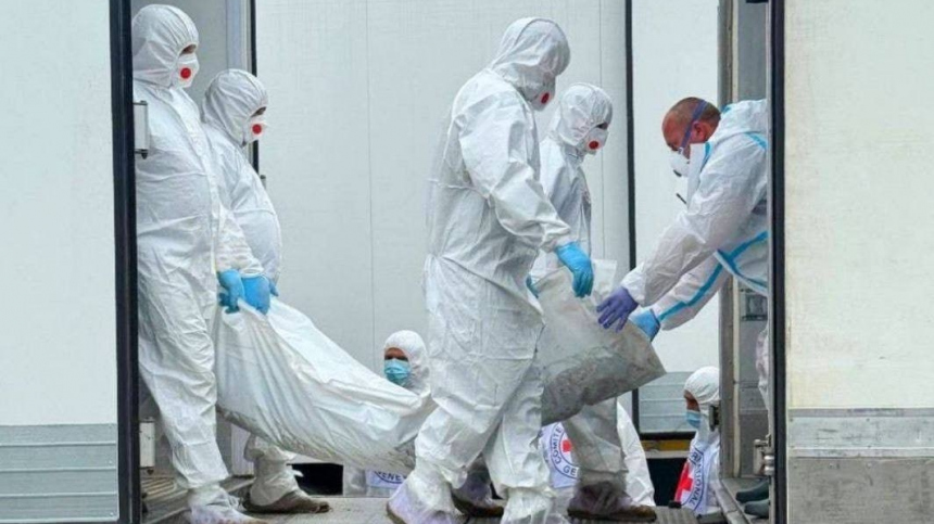 Россия передала Киеву тела тысячи погибших украинских боевиков