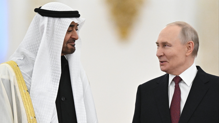 Важный торговый партнер: Путин отметил динамичное развитие отношений РФ и ОАЭ