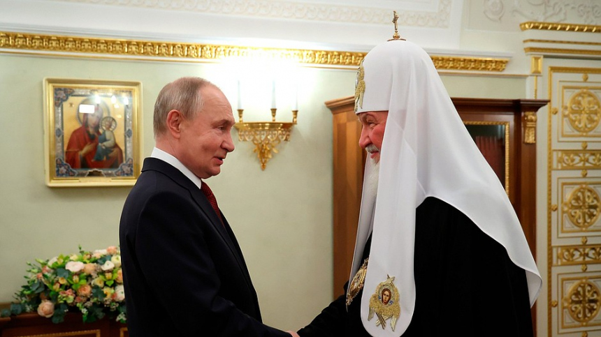 Путин поздравил патриарха Кирилла с 17-й годовщиной интронизации