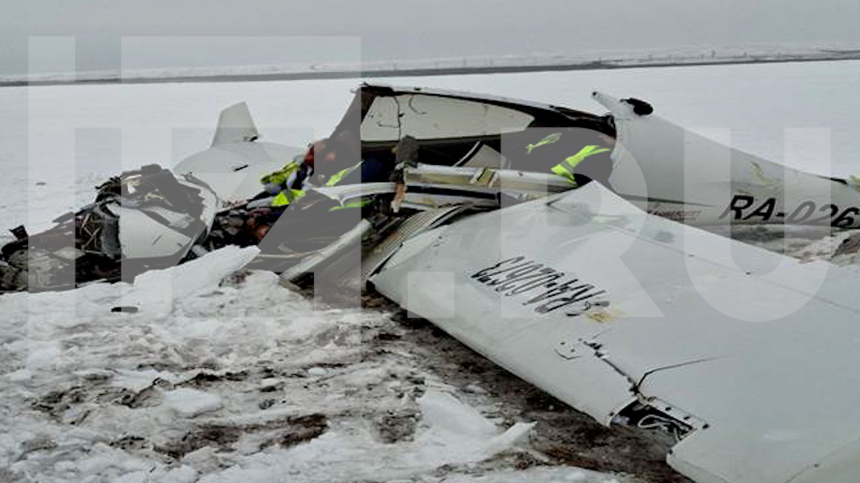 Три человека погибли при крушении учебного самолета в Орске