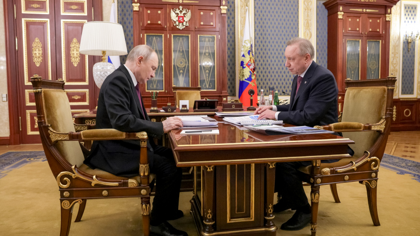 Владимир Путин встретился с губернатором Санкт-Петербурга
