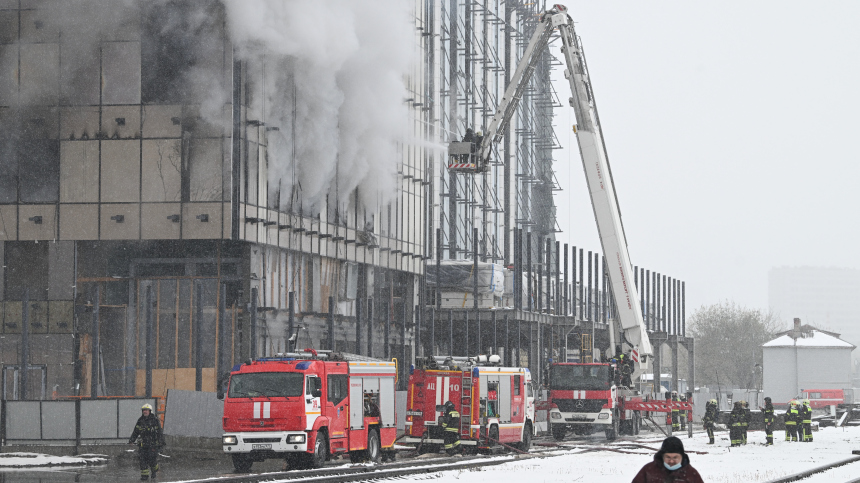 Пять человек задержаны после пожара на севере Москвы