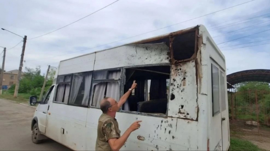 Девушка погибла в результате удара беспилотника по автобусу в ЛНР
